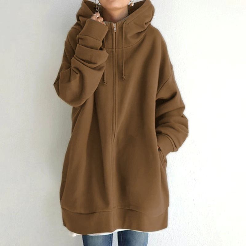 Oversized Full-Zip Hooded Sweatshirt - 图片 7